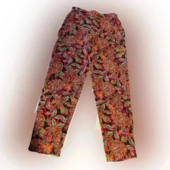 JCREW Jamie Pant. Bright floral pant. Size 0 - Picture 2 of 10